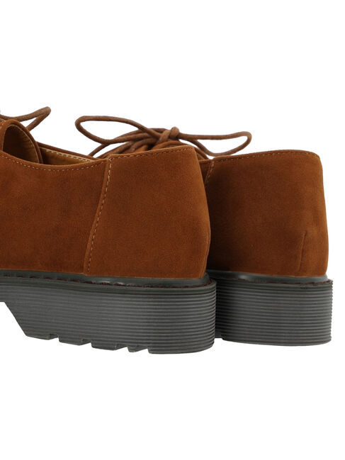 Samansa Mos2「フェイクスエードチロリアンシューズ」|ビジネス・ドレスシューズ|