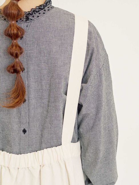 Samansa Mos2「前タックジャンパースカート」|ワンピース|