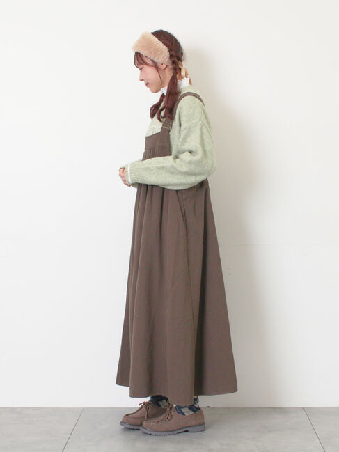 Samansa Mos2「ロゴ刺繍プルオーバーニット」|ニット・セーター|