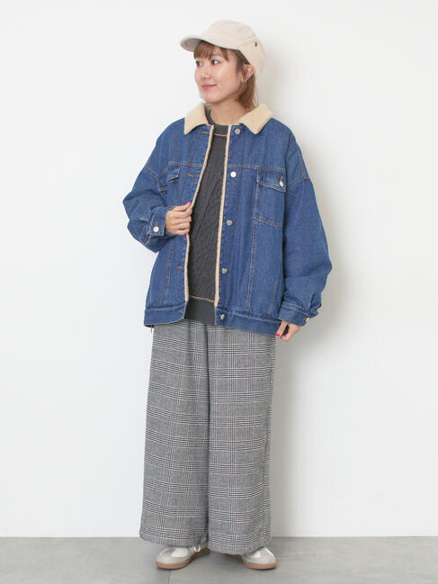 Samansa Mos2「デニムボアジャケット」|その他|