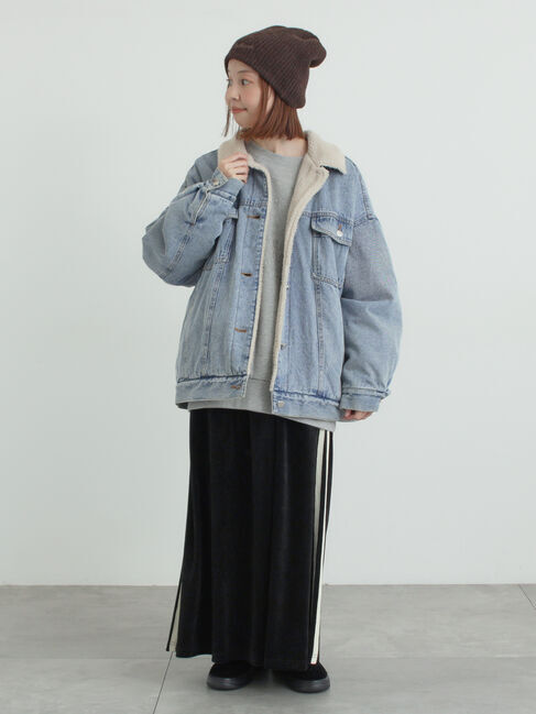 Samansa Mos2「デニムボアジャケット」|その他|