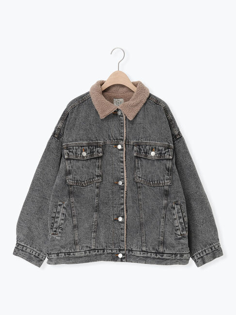 Samansa Mos2「デニムボアジャケット」|その他|