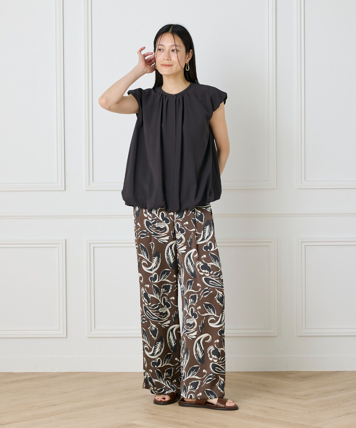 INED「バルーンブラウス」|シャツ・ブラウス|