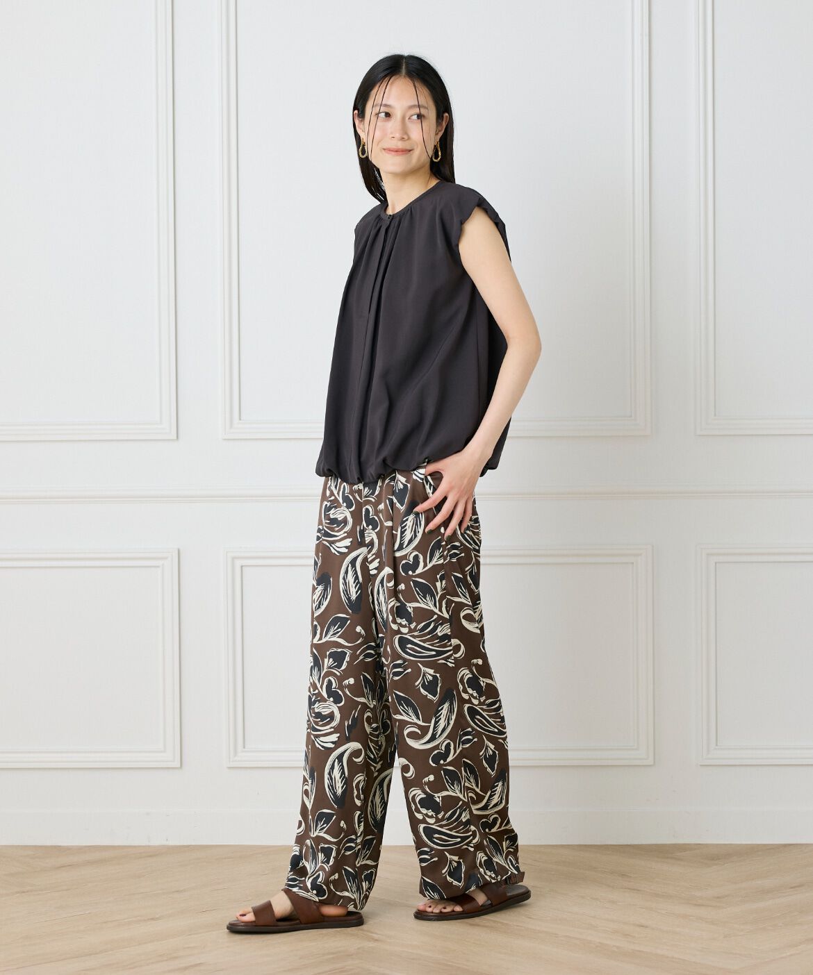 INED「バルーンブラウス」|シャツ・ブラウス|