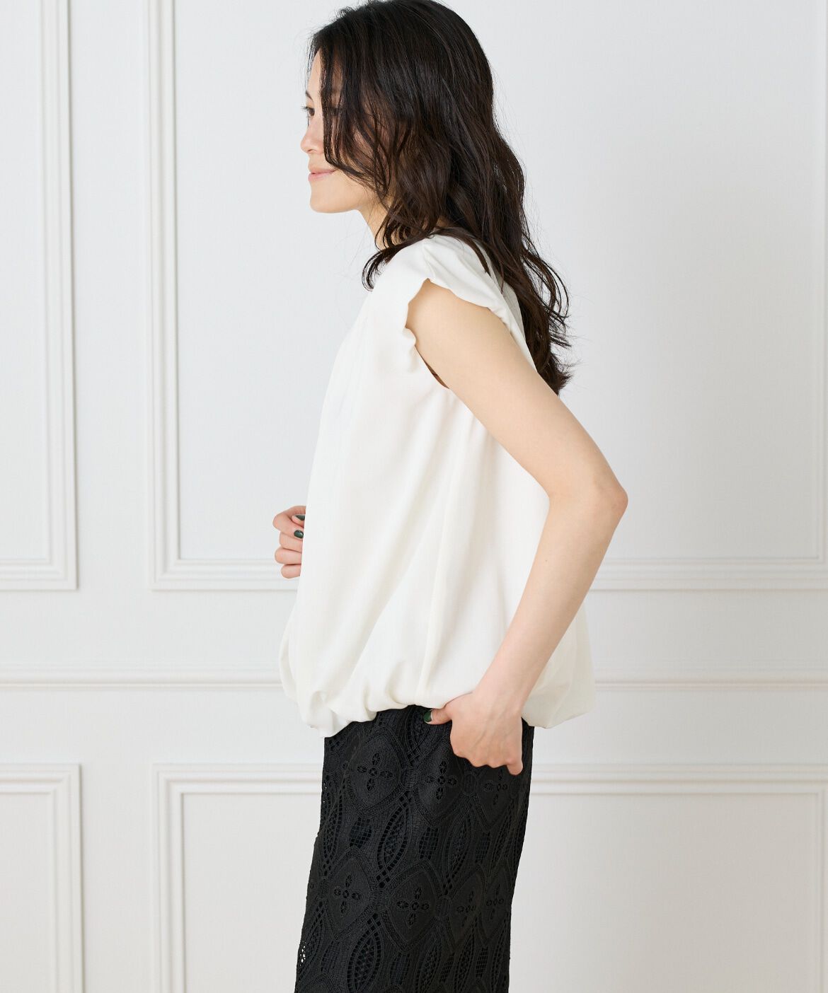 INED「バルーンブラウス」|シャツ・ブラウス|