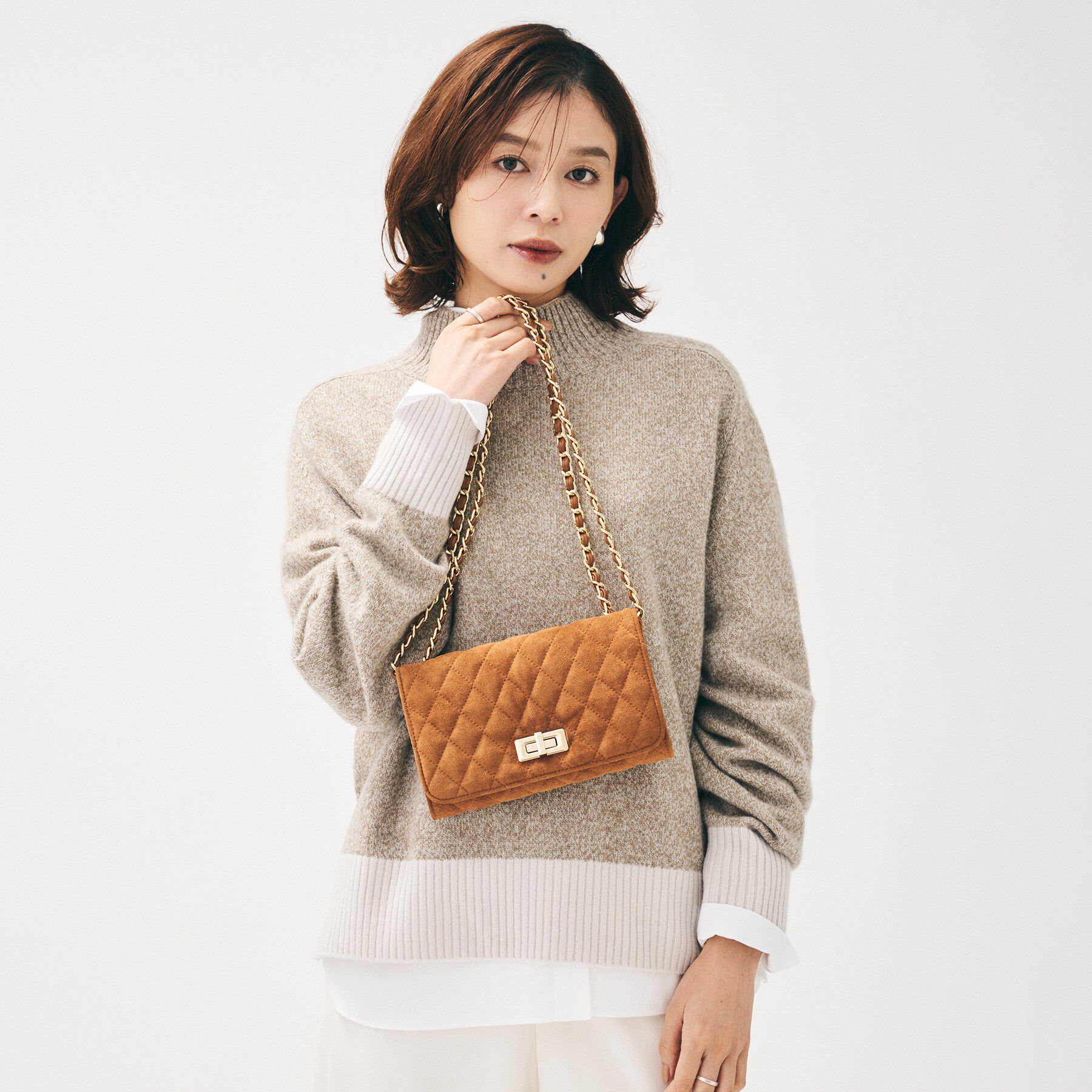 UNTITLED「キルティングチェーンショルダー」|ショルダー・メッセンジャー|