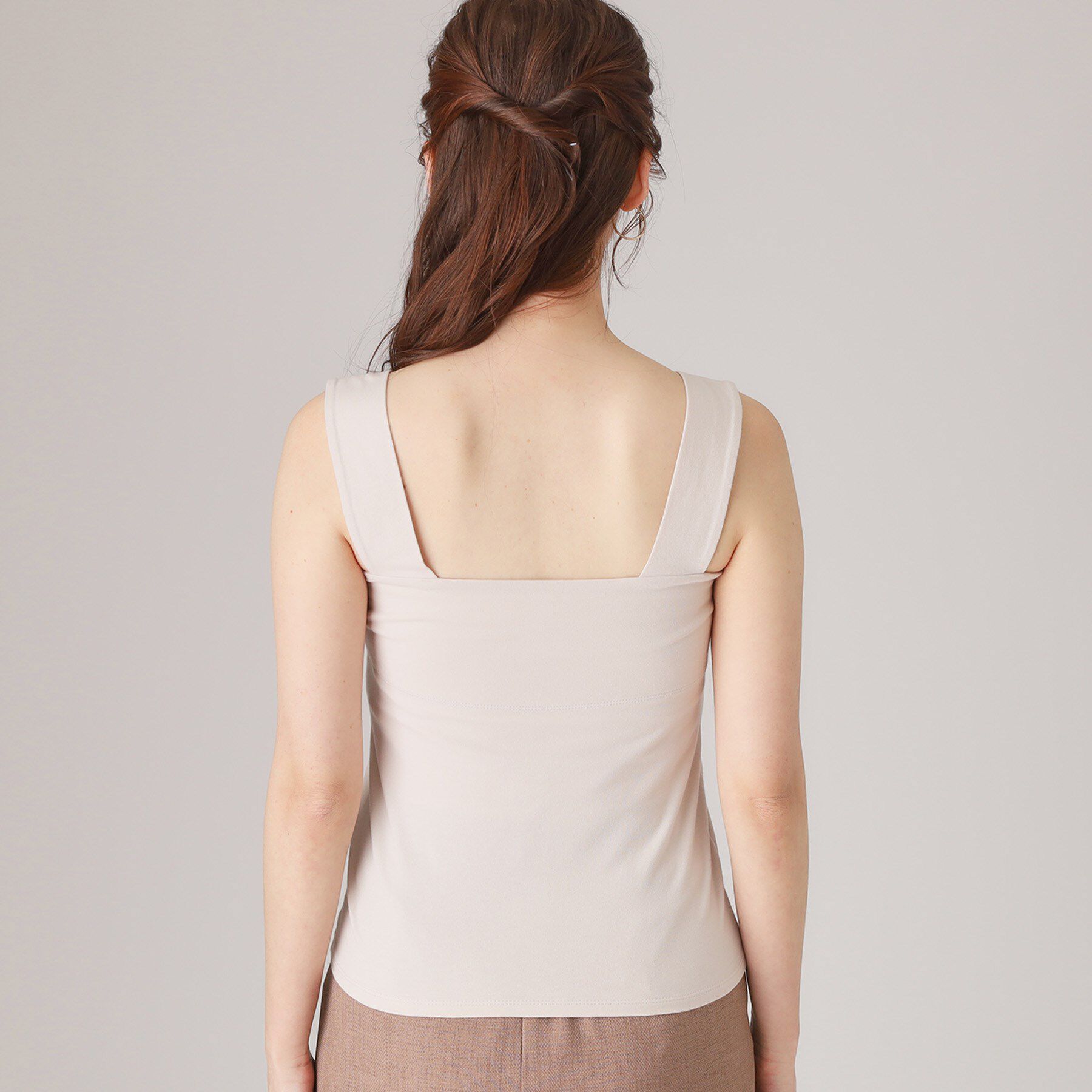 COUP DE CHANCE「【洗える/日本製】ベアトップ風キャミソール」|キャミソール|