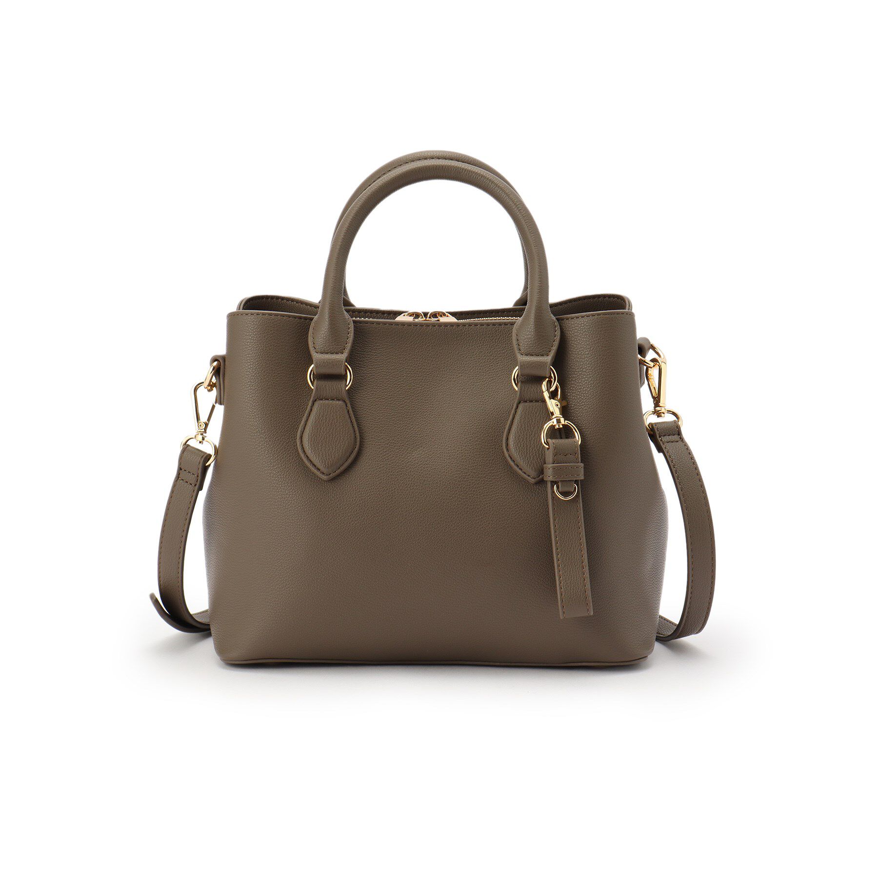 COUP DE CHANCE「【2WAY/通勤/セレモニー】クローチェバッグ」|ショルダー・メッセンジャー|タバコブラウン(05