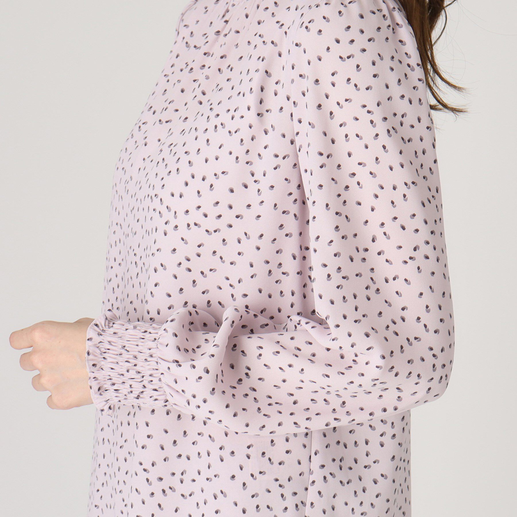 COUP DE CHANCE「【洗える／日本製】幾何柄ブラウス」|シャツ・ブラウス|