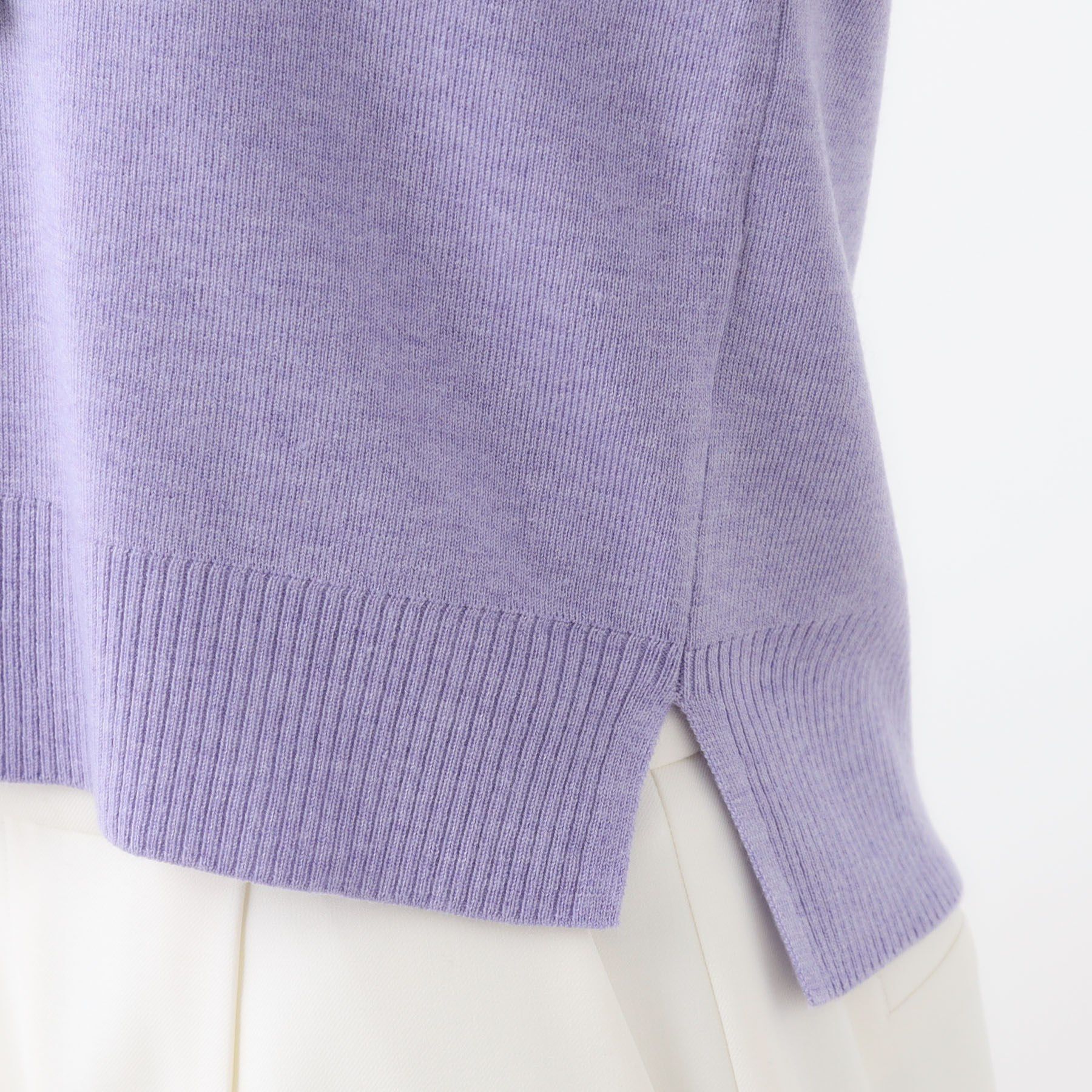 Reflect「【秋映え／なめらかな着心地】バイカラーボウタイ付きニット」|ニット・セーター|