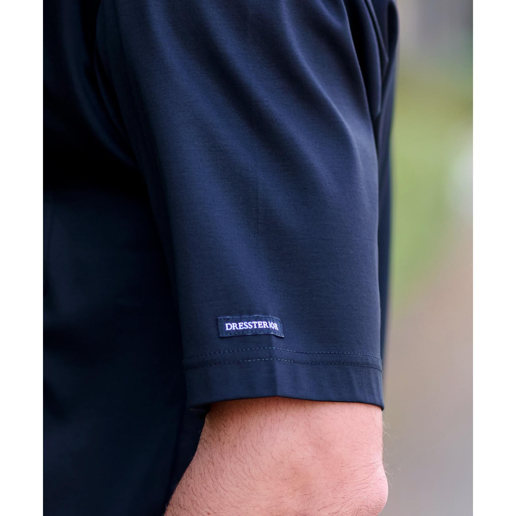 DRESSTERIOR「【接触冷感/抗菌防臭/消臭】ICE CLEAR COTTON オーバーフィットポロシャツ」|ポロシャツ|