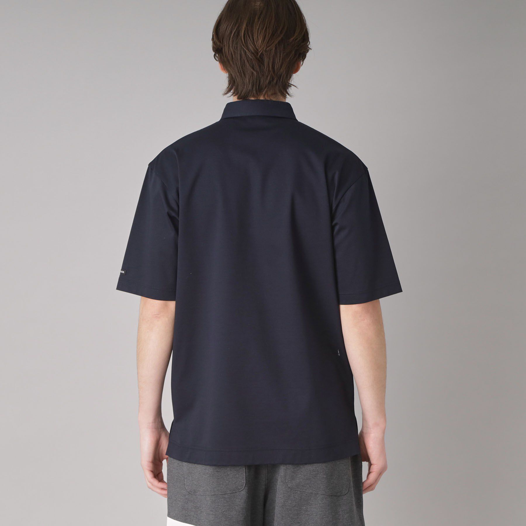 DRESSTERIOR「【接触冷感/抗菌防臭/消臭】ICE CLEAR COTTON オーバーフィットポロシャツ」|ポロシャツ|