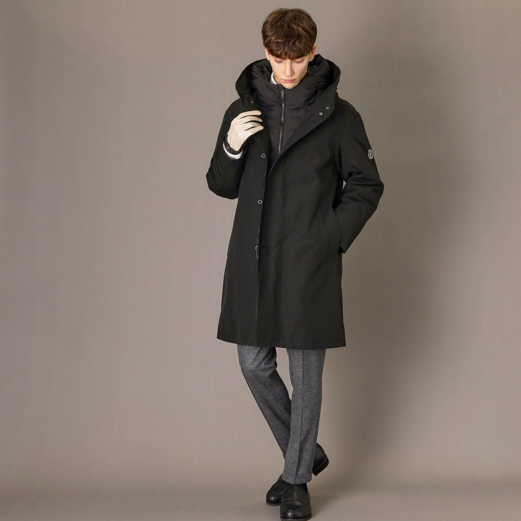 DRESSTERIOR「【3WAY/撥水素材/インナー付/Safari12月号/Begin12月号掲載】3WAYダウンコート」|ダウン|