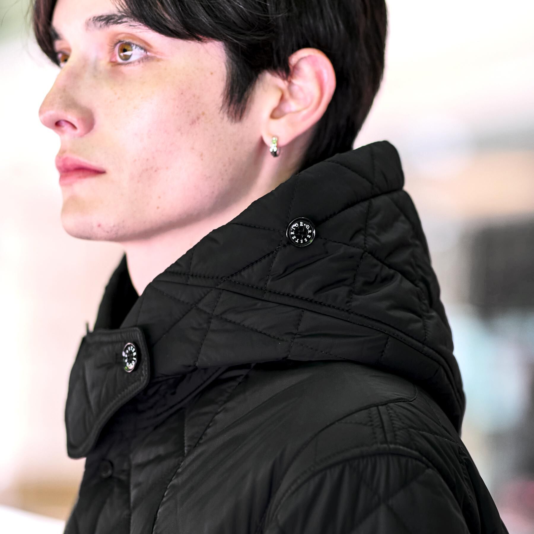 DRESSTERIOR「キルティング フーデット コート」|ダウン|