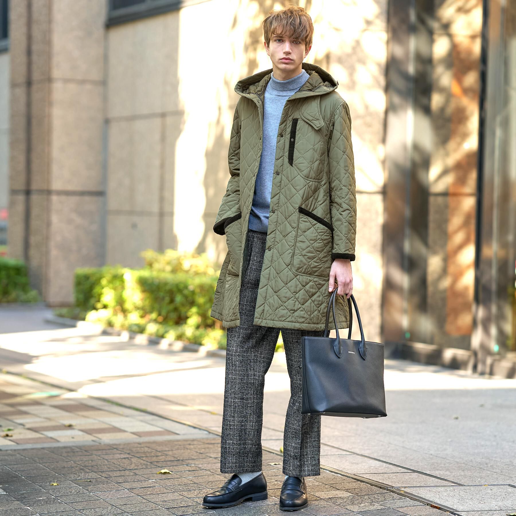 DRESSTERIOR「キルティング フーデット コート」|ダウン|