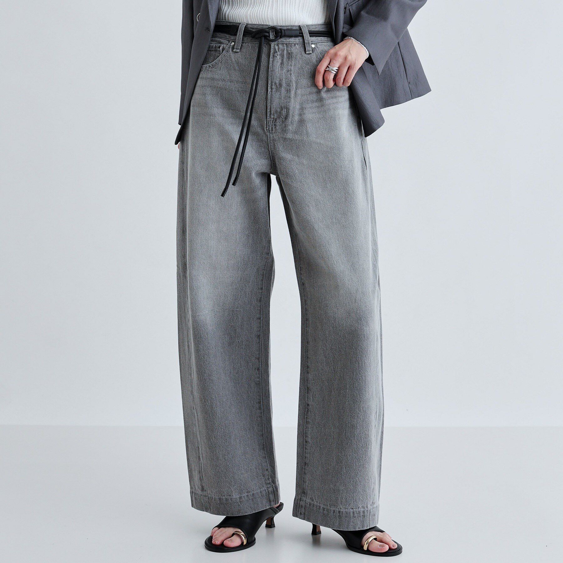 GALLEST「ワイドシームデニム」|デニム|