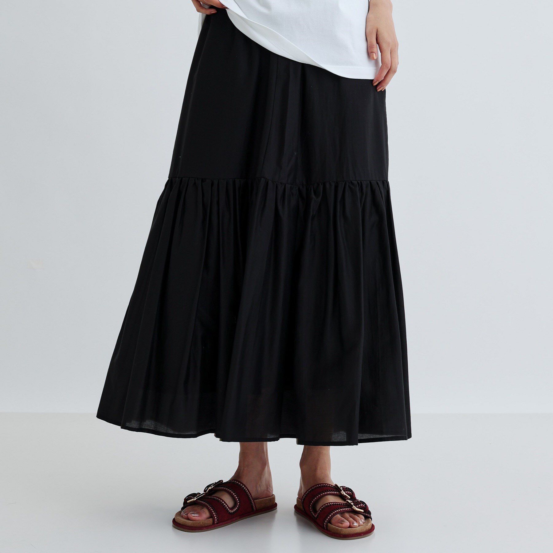 GALLEST「ティアードボイルスカート」|スカート|