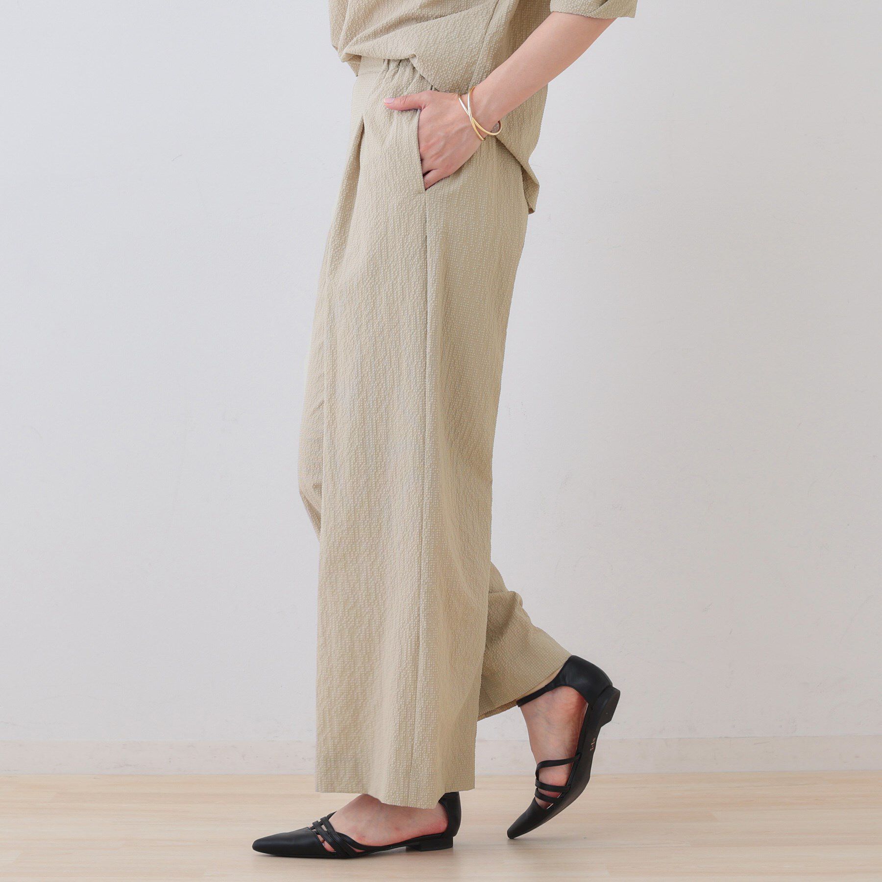 INDIVI「【SETUP可能／涼しい】リラックスパンツ」|その他|