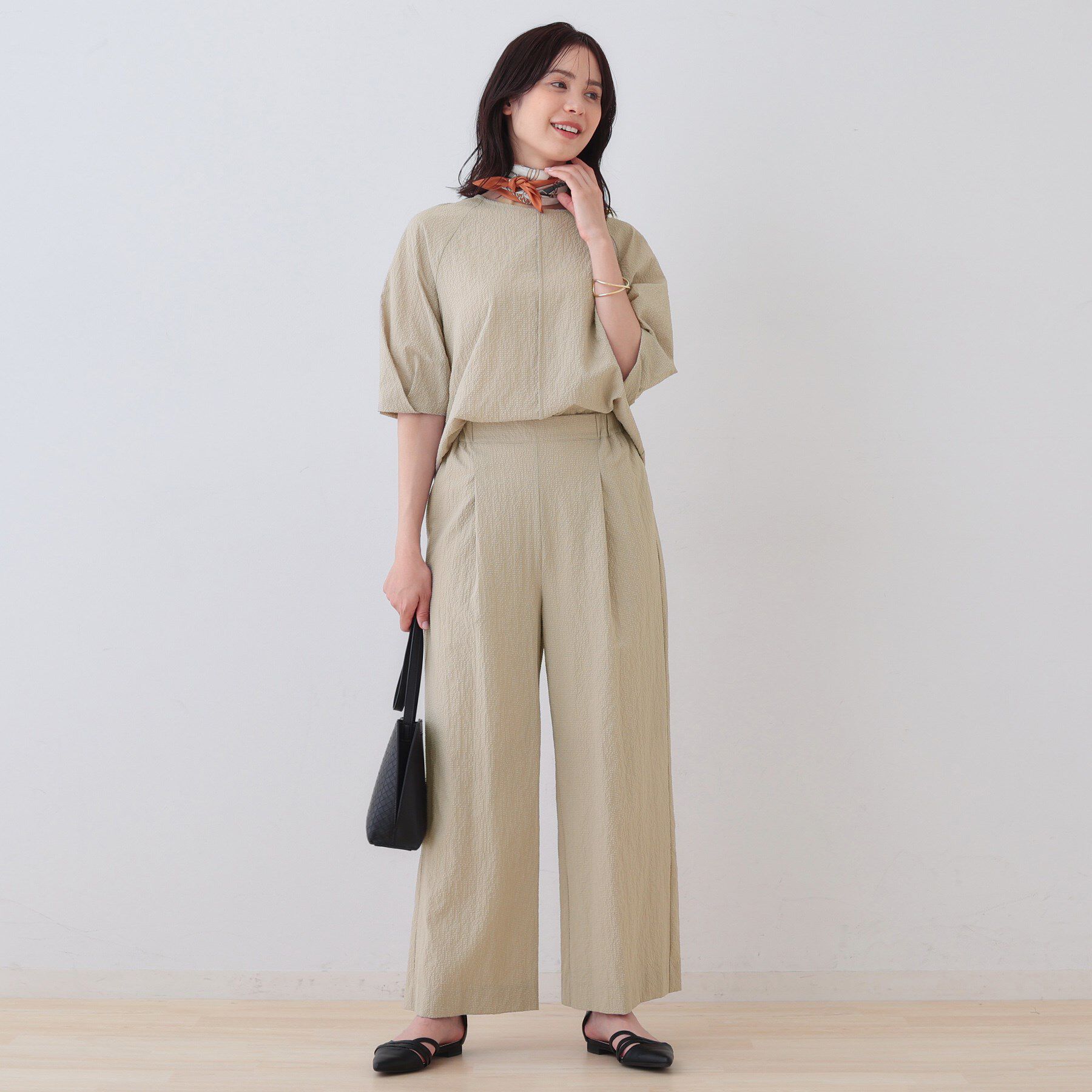 INDIVI「【SETUP可能／涼しい】リラックスパンツ」|その他|