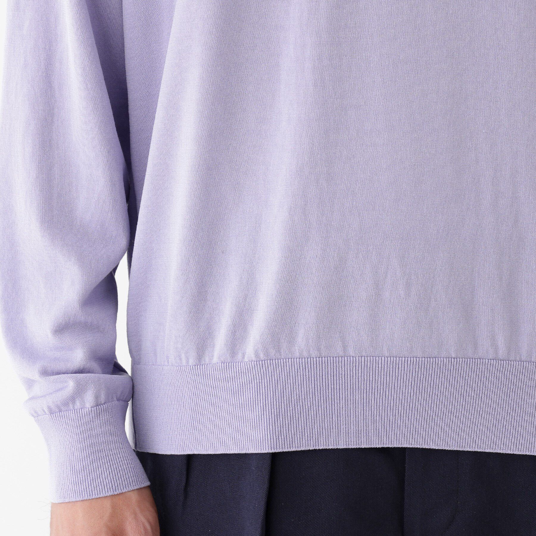 TAKEO KIKUCHI「【THE FLAGSHIP】ウール混シルク プルオーバーニット」|ニット・セーター|