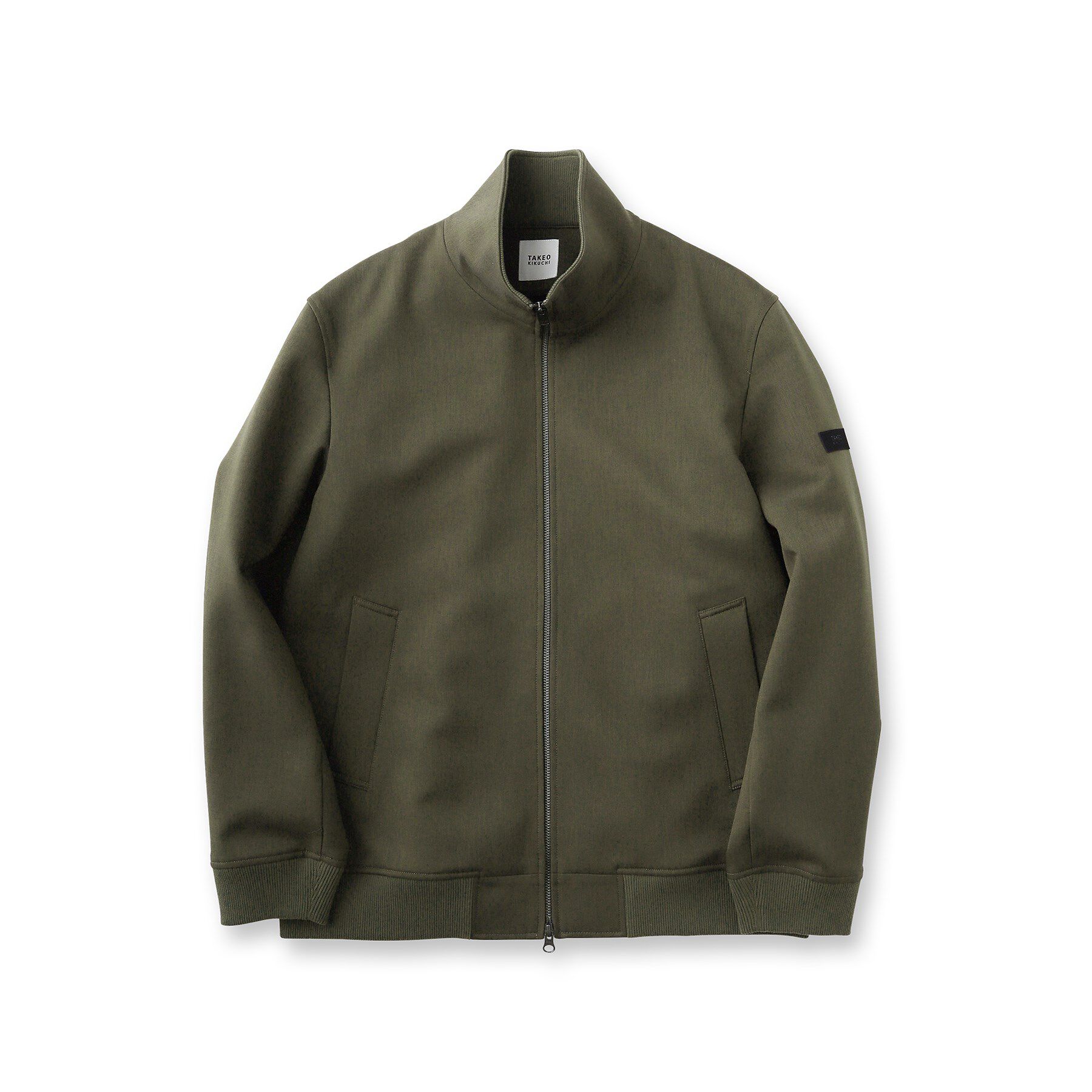 TAKEO KIKUCHI「【JUST ONE LAYER】ダウンファブリック ジップアップ リブ ブルゾン」|ブルゾン・スタジャン|