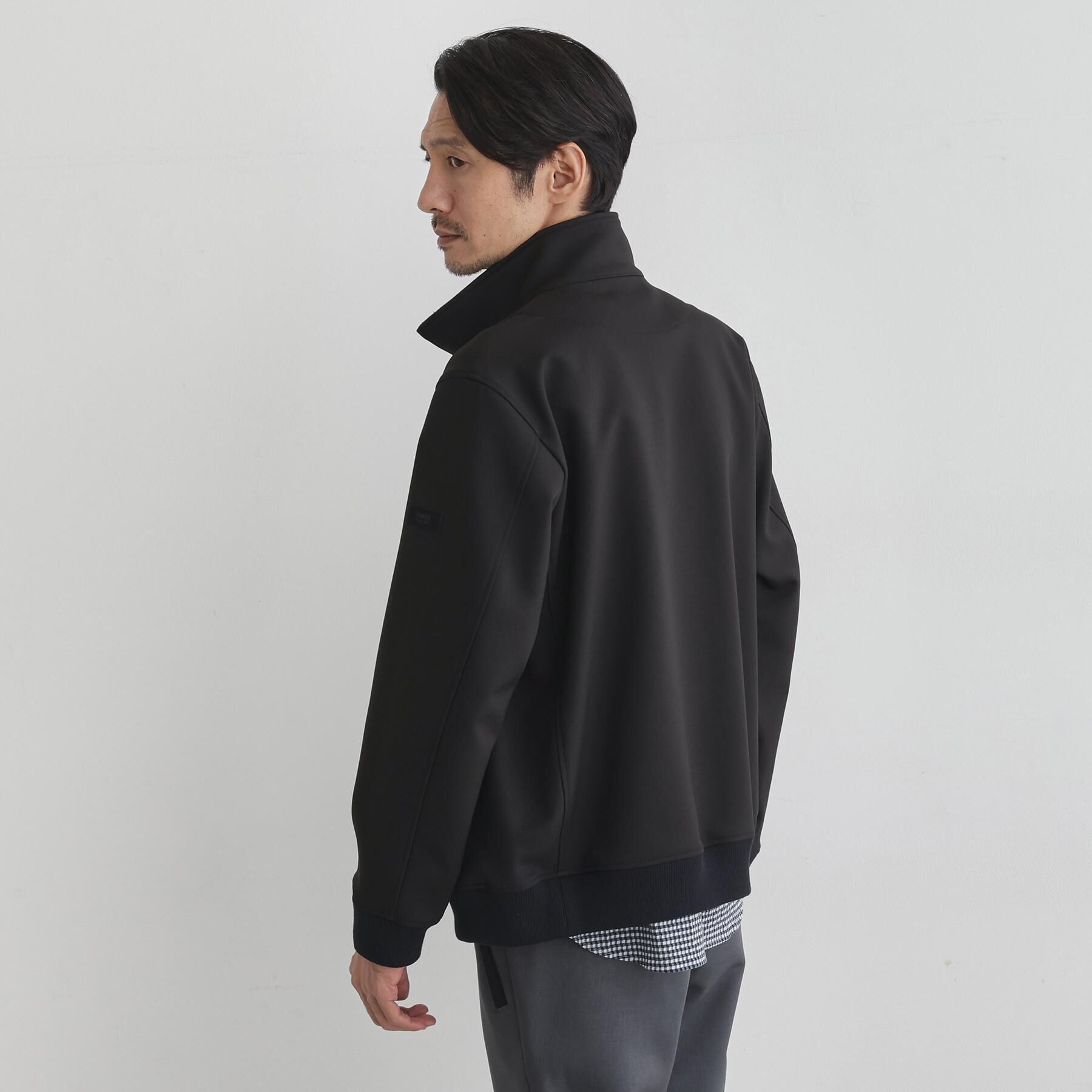 TAKEO KIKUCHI「【JUST ONE LAYER】ダウンファブリック ジップアップ リブ ブルゾン」|ブルゾン・スタジャン|
