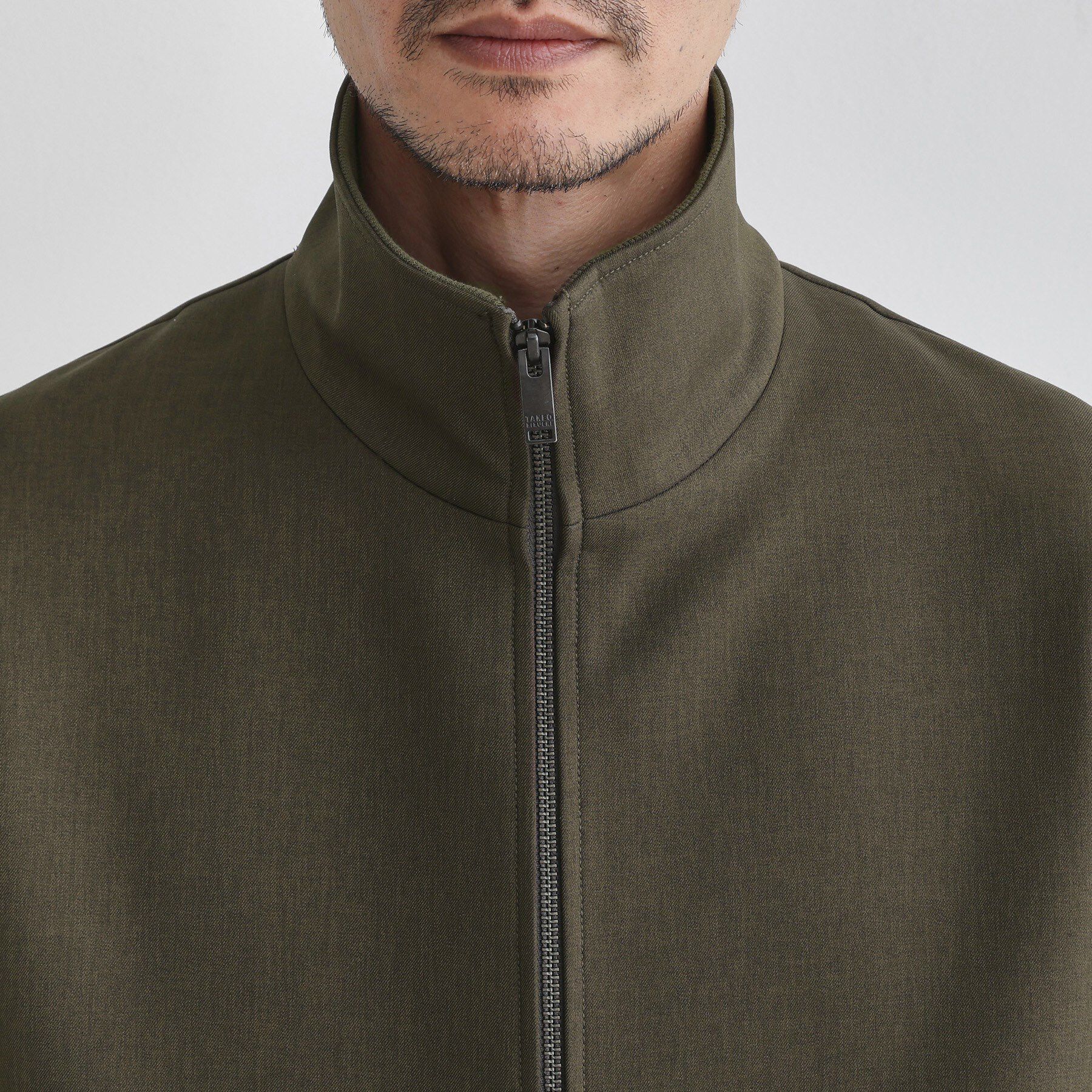 TAKEO KIKUCHI「【JUST ONE LAYER】ダウンファブリック ジップアップ リブ ブルゾン」|ブルゾン・スタジャン|