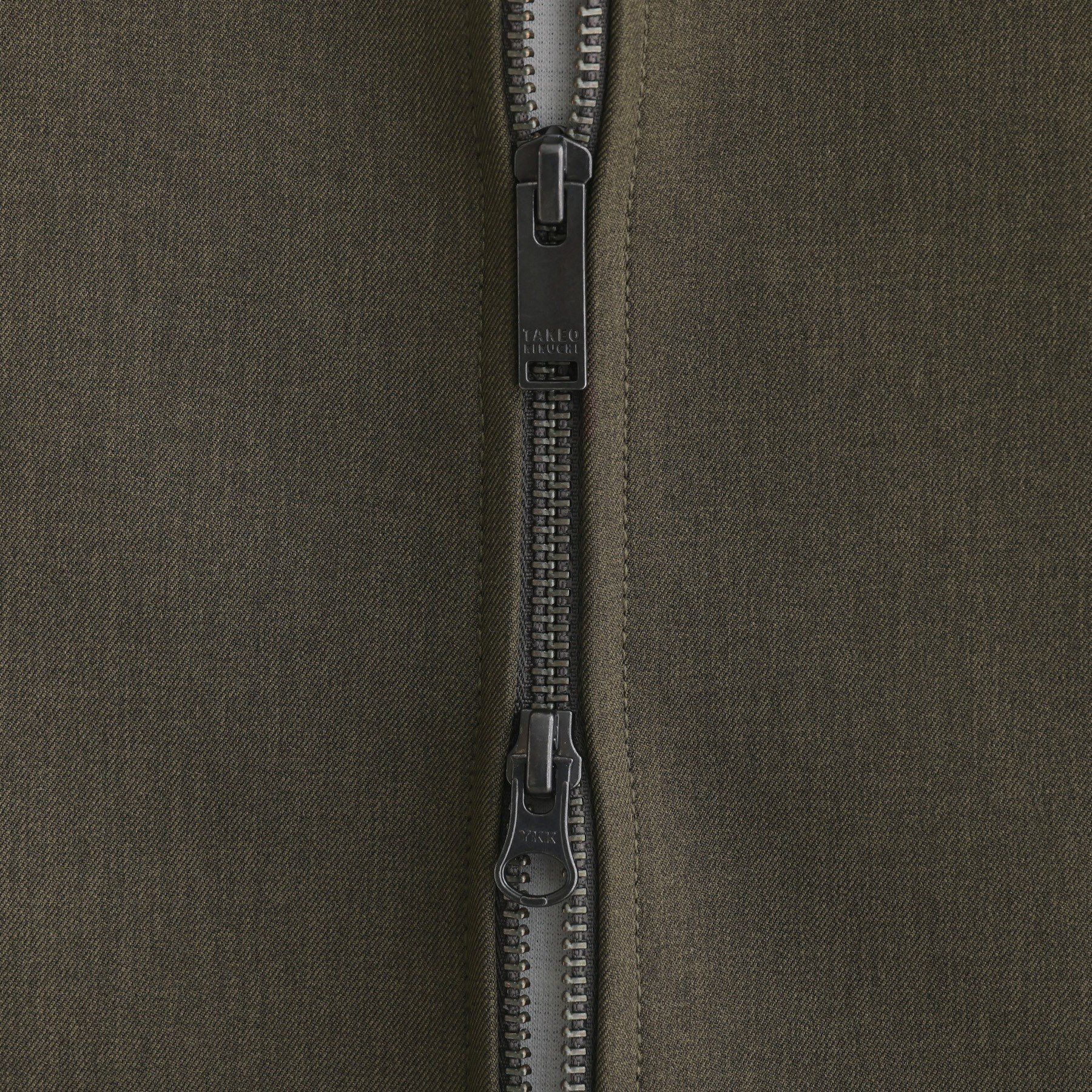 TAKEO KIKUCHI「【JUST ONE LAYER】ダウンファブリック ジップアップ リブ ブルゾン」|ブルゾン・スタジャン|