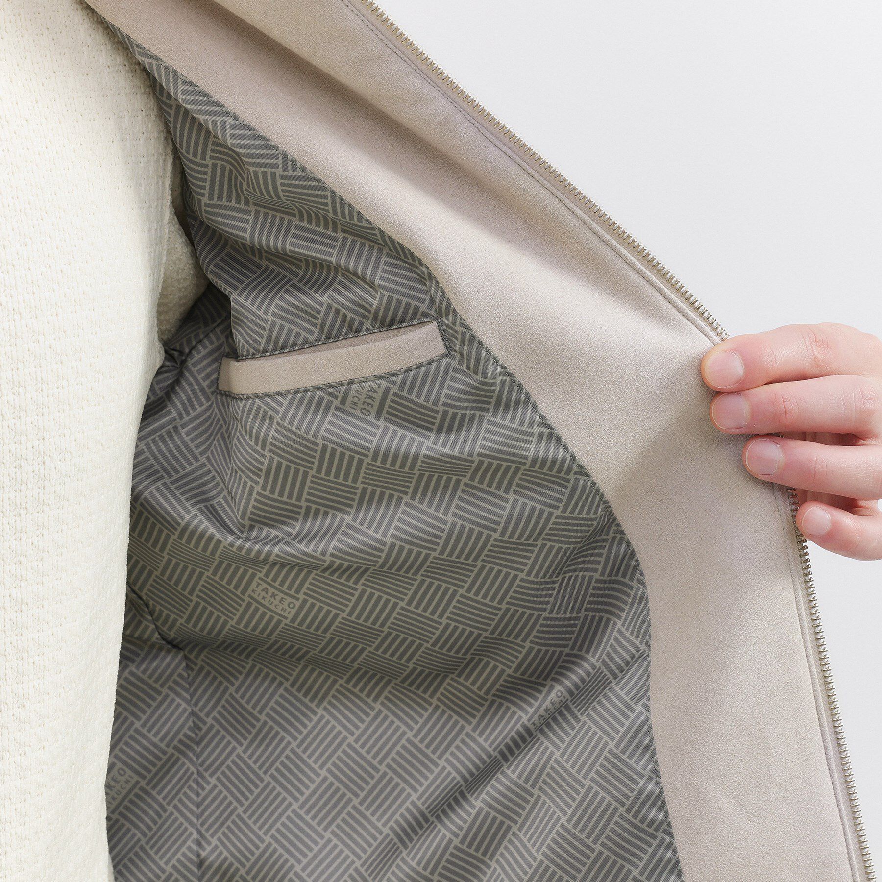 TAKEO KIKUCHI「アマレッタ（R）スウェード MA－1 ブルゾン」|ブルゾン・スタジャン|