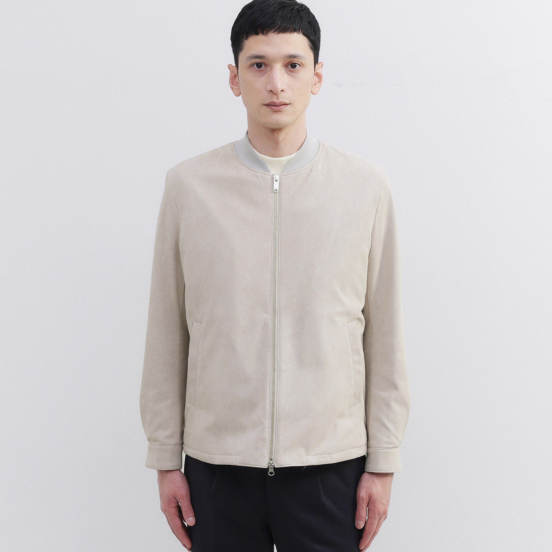 TAKEO KIKUCHI「アマレッタ（R）スウェード MA－1 ブルゾン」|ブルゾン・スタジャン|