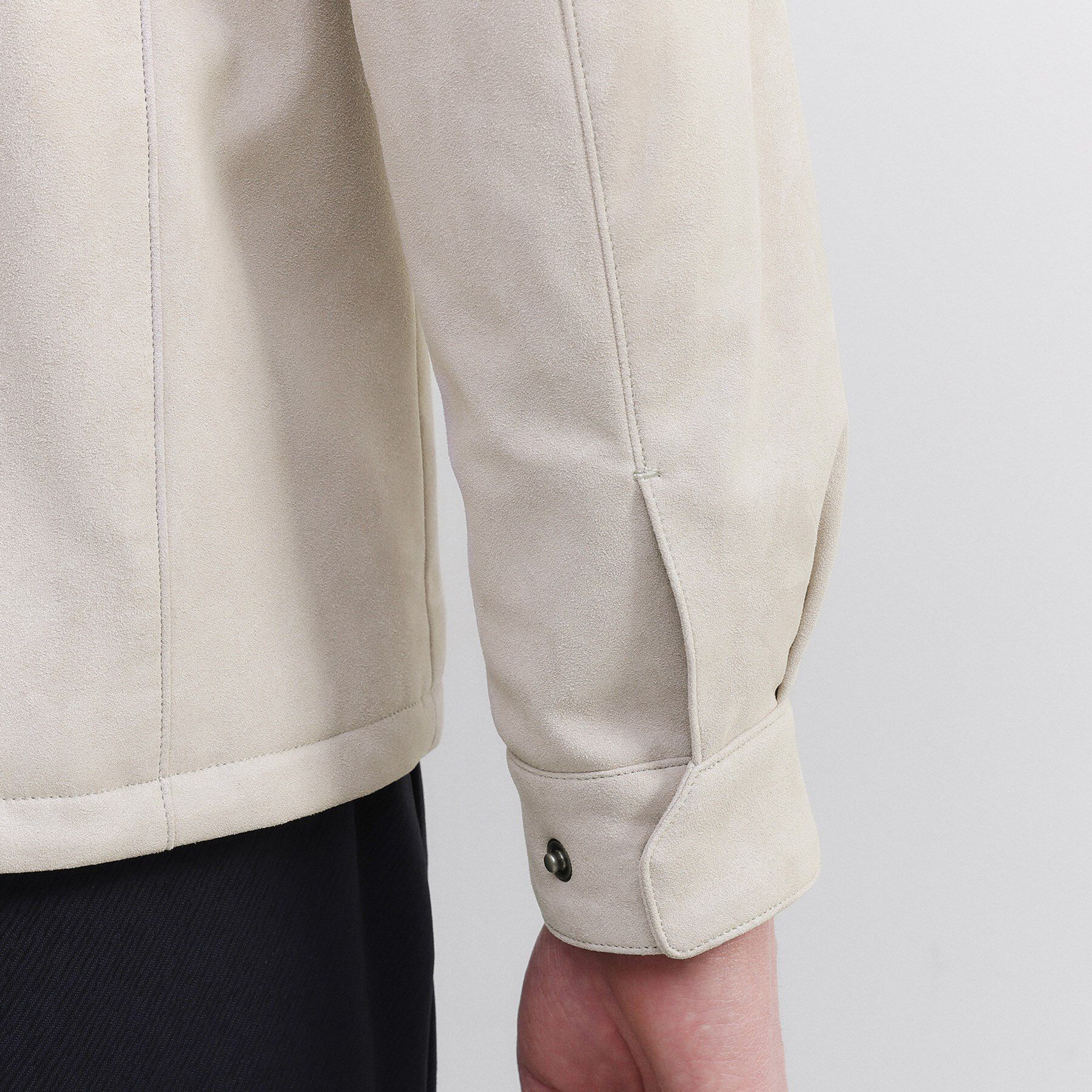 TAKEO KIKUCHI「アマレッタ（R）スウェード MA－1 ブルゾン」|ブルゾン・スタジャン|