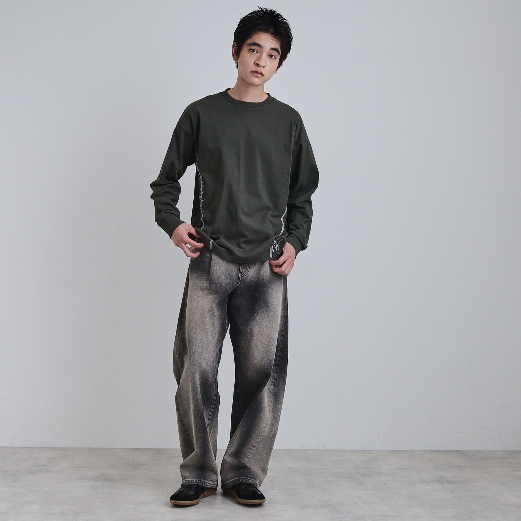 tk.TAKEO KIKUCHI「デザインステッチTシャツ」|Tシャツ・カットソー|