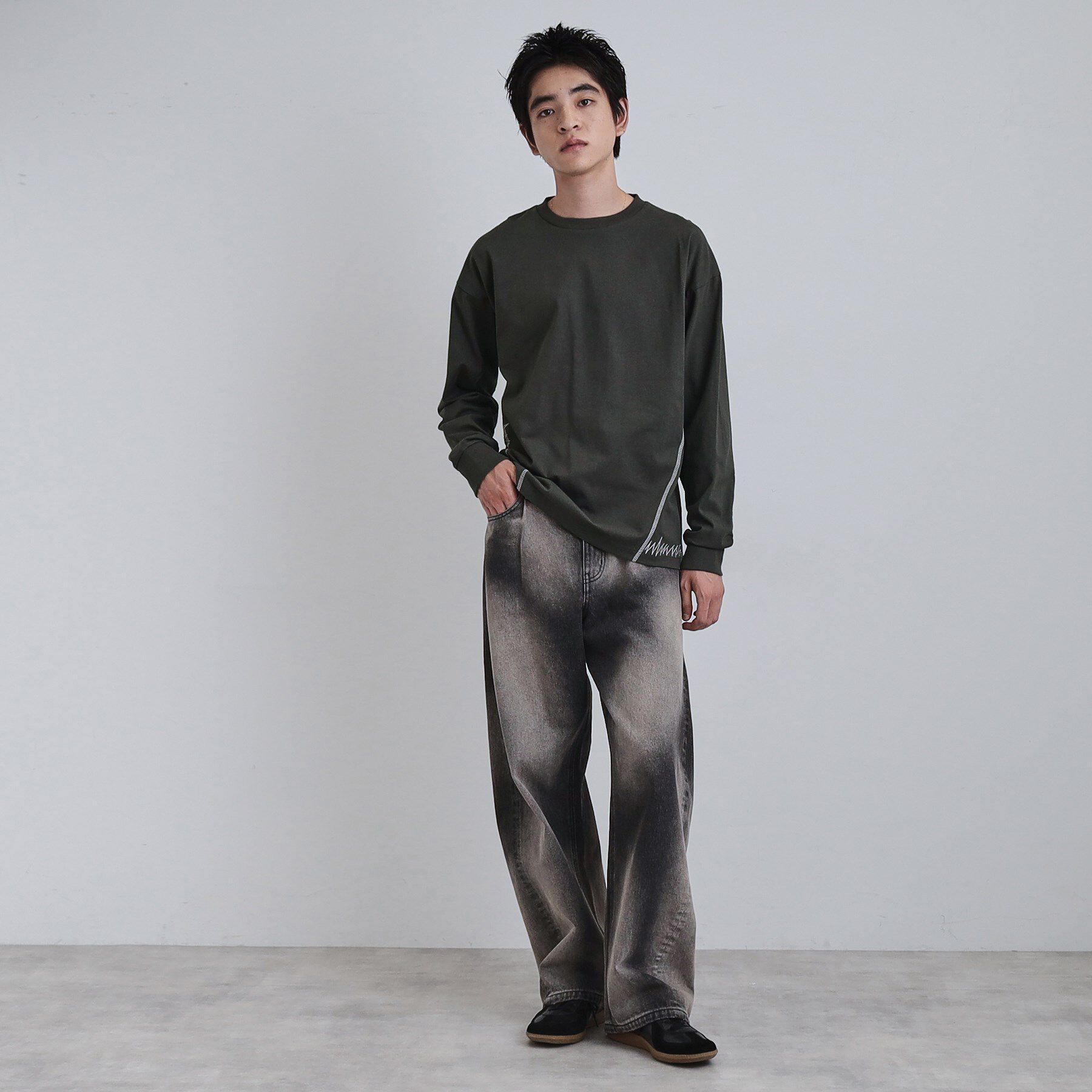 tk.TAKEO KIKUCHI「デザインステッチTシャツ」|Tシャツ・カットソー|