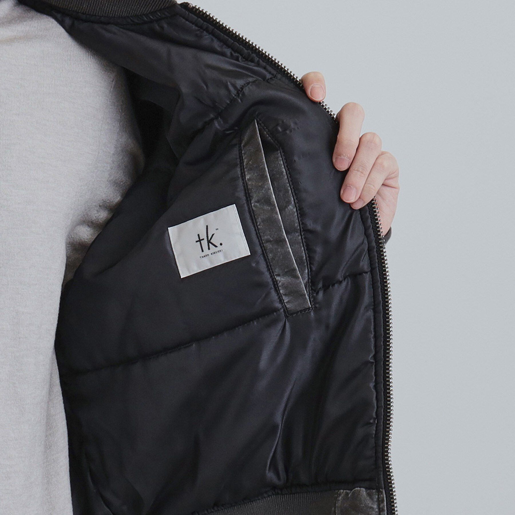 tk.TAKEO KIKUCHI「ヴィンテージライクMA‐1」|ブルゾン・スタジャン|