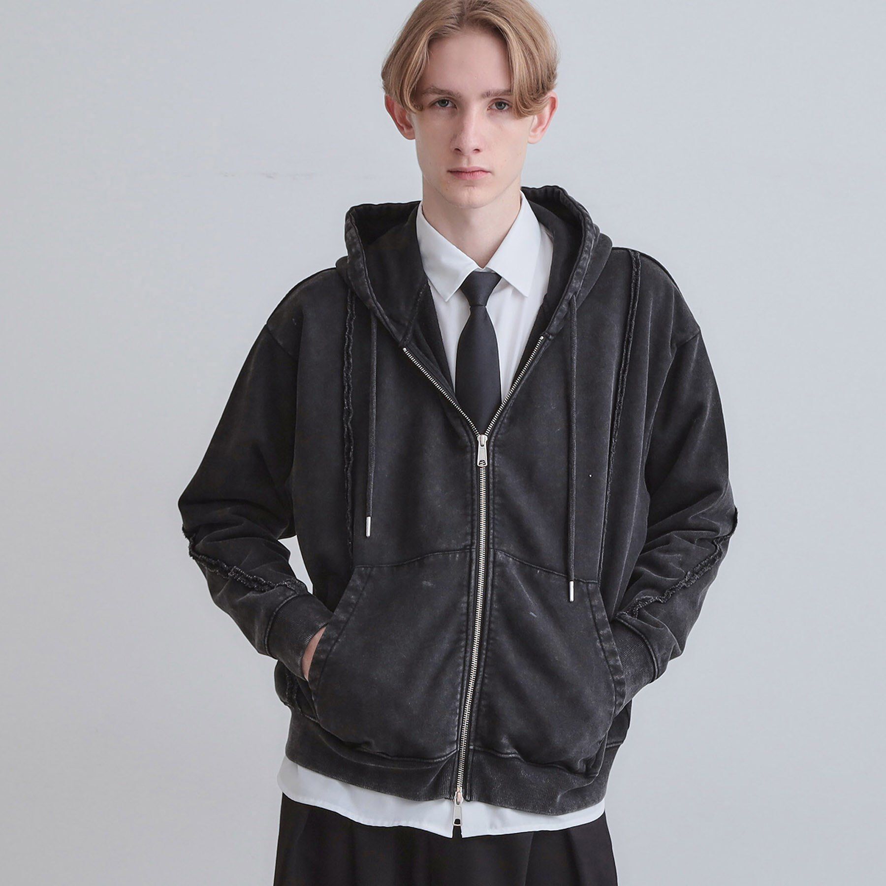 tk.TAKEO KIKUCHI「ヘヴィウェイトヴィンテージジップパーカ」|パーカー|