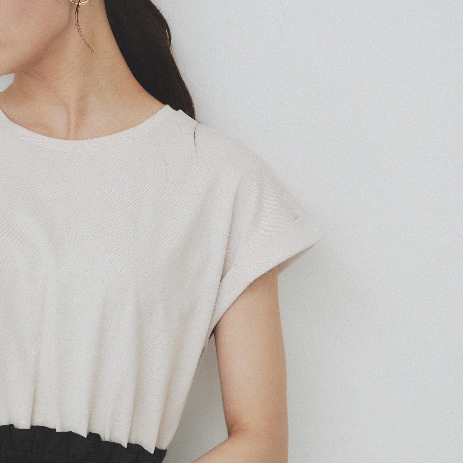 index「ドッキングフレアワンピース【洗濯機洗い可】」|ワンピース|