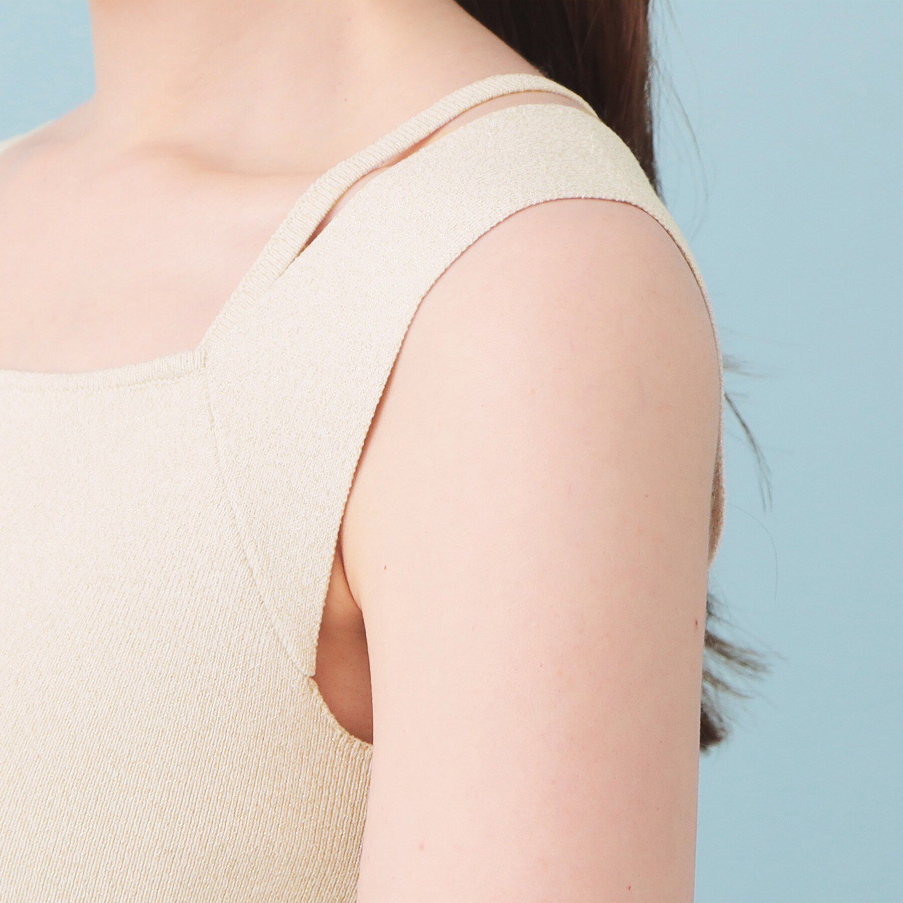 index「2Wayスクエアネックニットタンク【洗濯機OK/坑ピル】」|キャミソール|