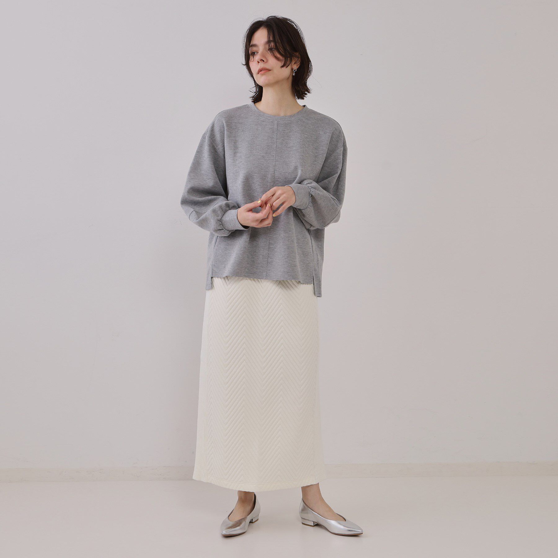 OPAQUE.CLIP「ボリュームスリーブトップス【洗濯機洗い可】」|Tシャツ・カットソー|