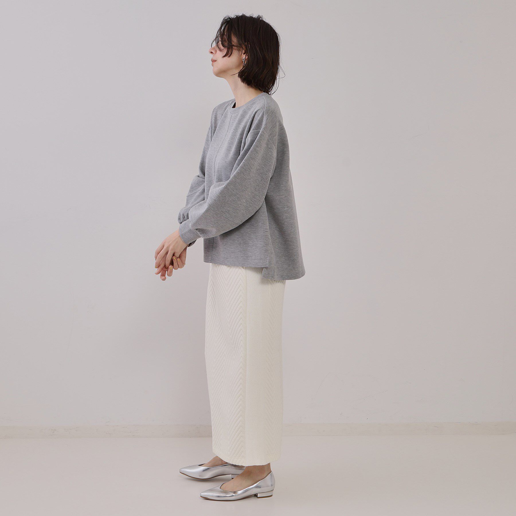 OPAQUE.CLIP「ボリュームスリーブトップス【洗濯機洗い可】」|Tシャツ・カットソー|