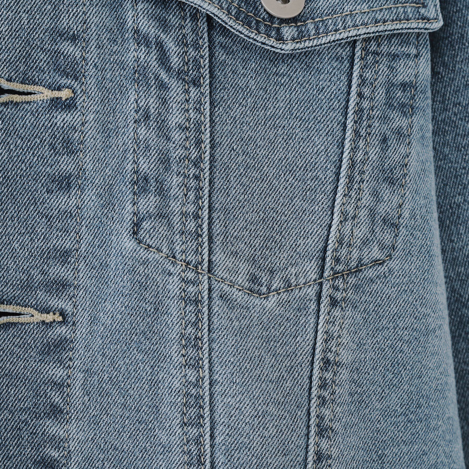 OPAQUE.CLIP「ストレッチデニムジャケット【洗濯機洗い可】」|デニムジャケット|