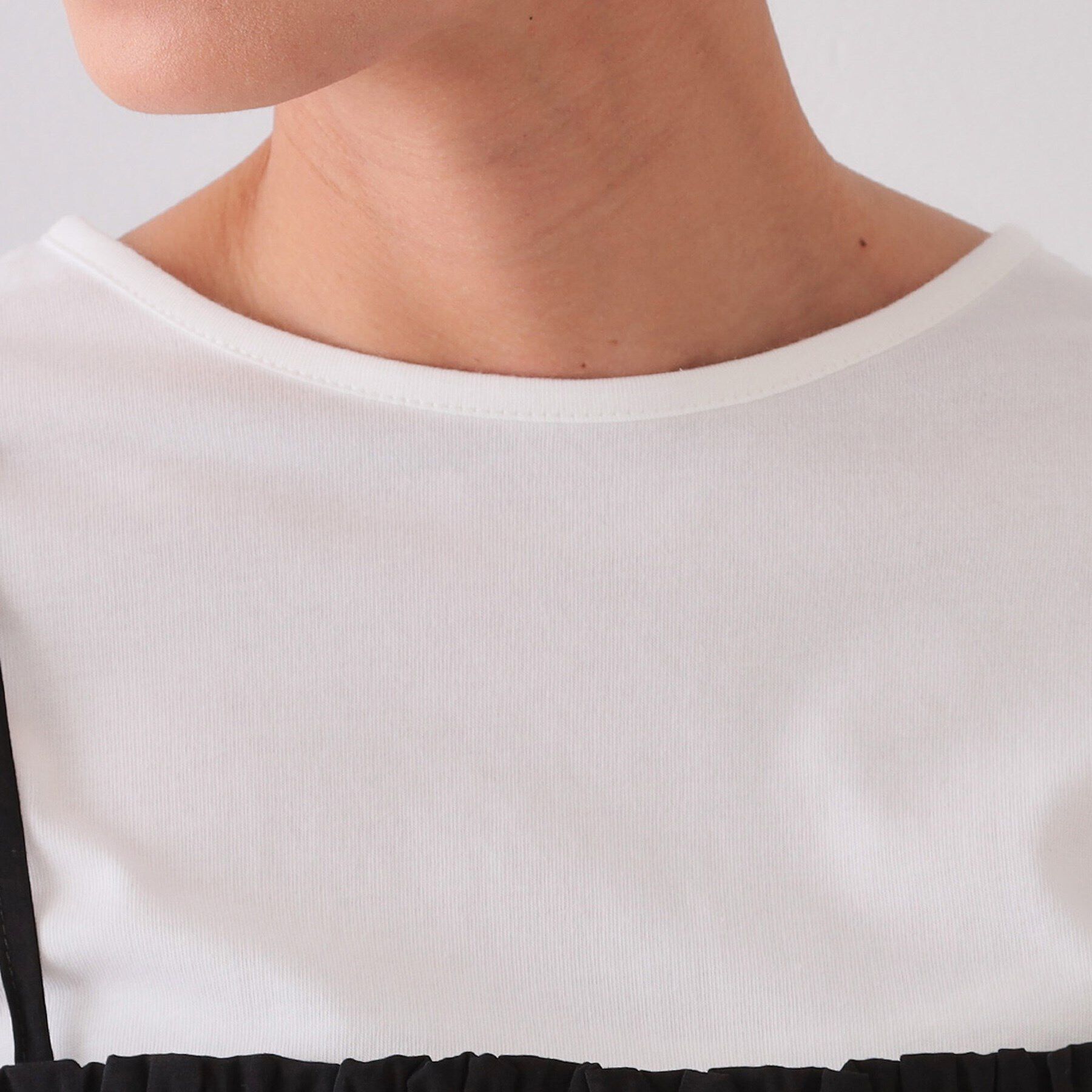 OPAQUE.CLIP「《ツインセット》シャーリングビスチェ&times;ロングTシャツ【洗濯機洗い可】」|その他|