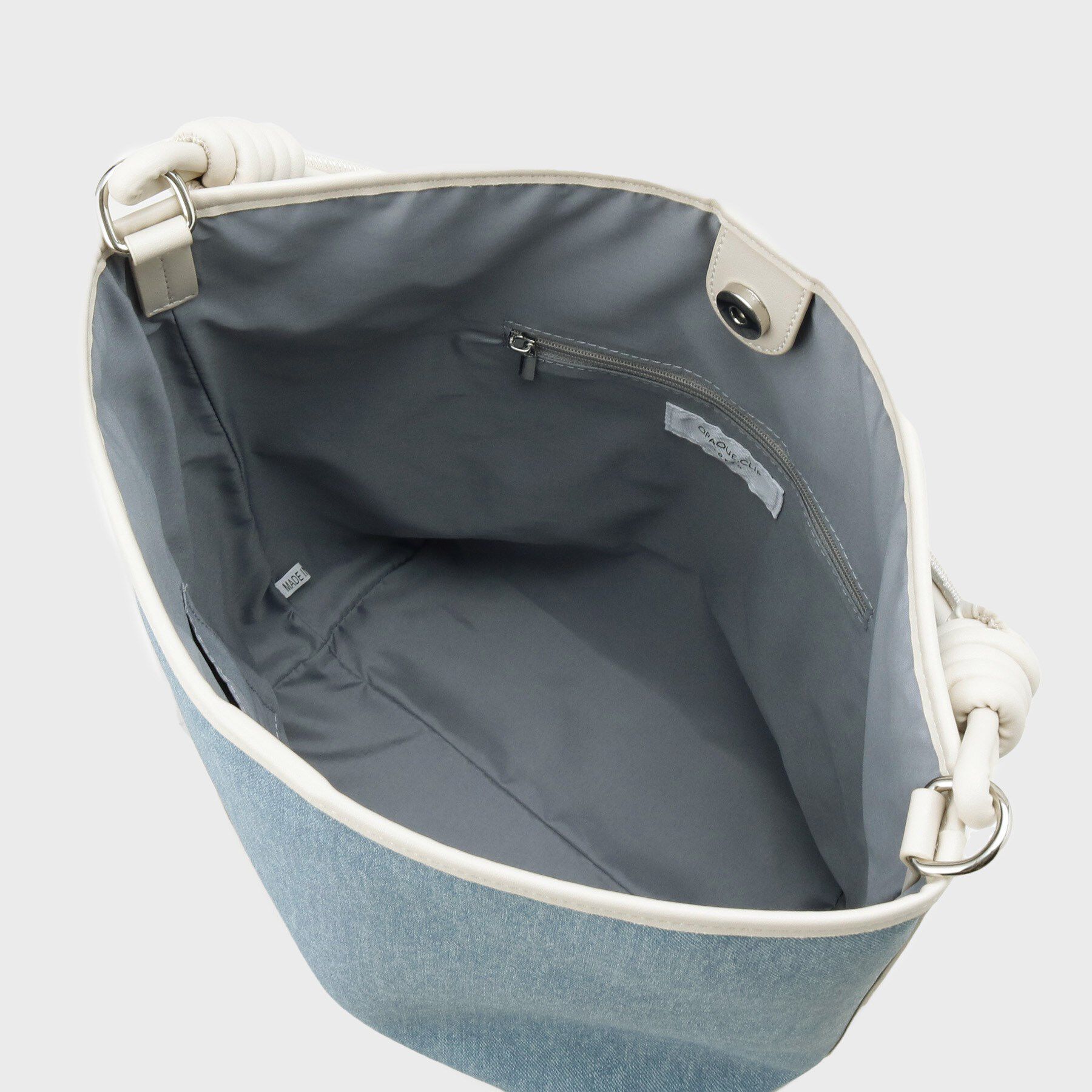 OPAQUE.CLIP「合皮コンビデザインバイカラーワンショルダーバッグ」|ショルダー・メッセンジャー|