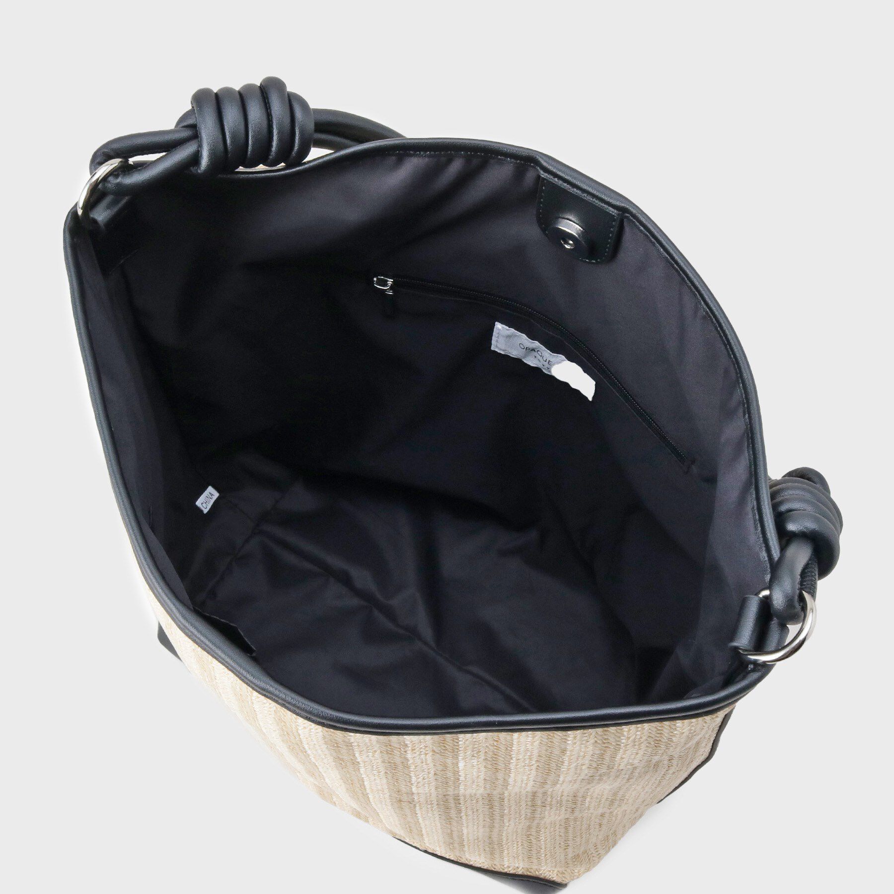 OPAQUE.CLIP「合皮コンビデザインバイカラーワンショルダーバッグ」|ショルダー・メッセンジャー|