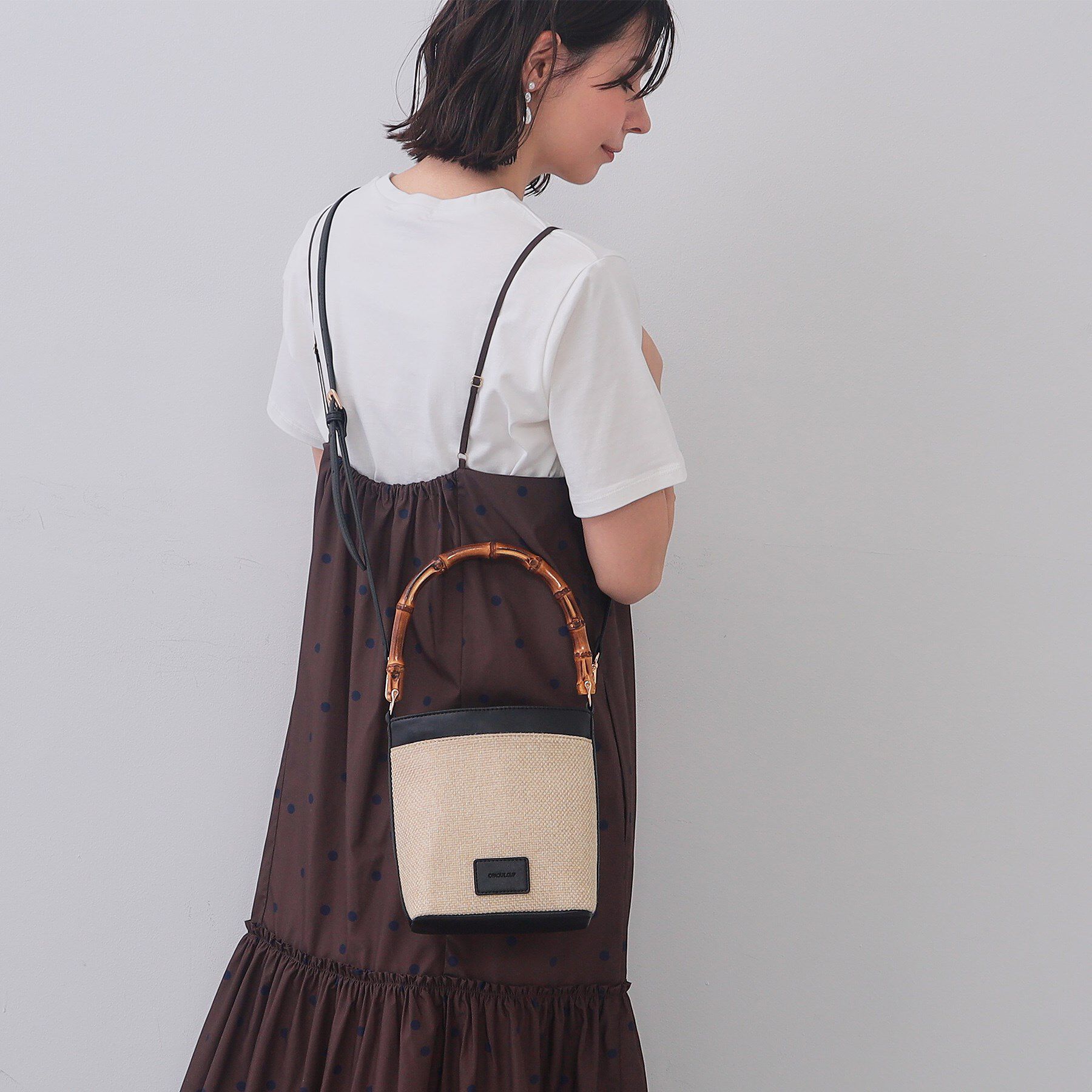 OPAQUE.CLIP「【2WAY】デザインハンドルミニショルダーバッグ」|ショルダー・メッセンジャー|
