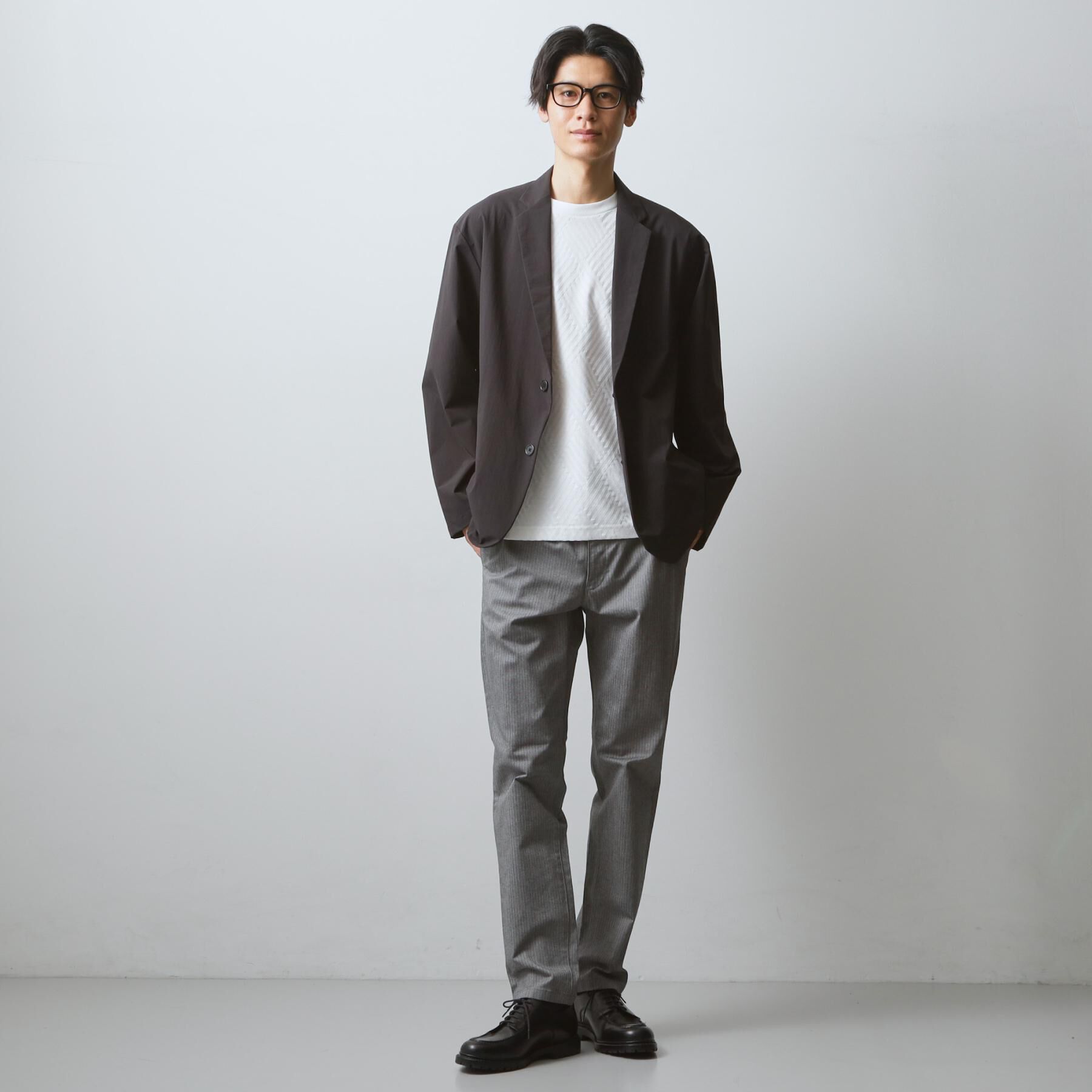 THE SHOP TK「【オールシーズン穿ける！】7DAYSストレッチへリンボンパンツ　ON&hArr;OFF兼用」|その他|