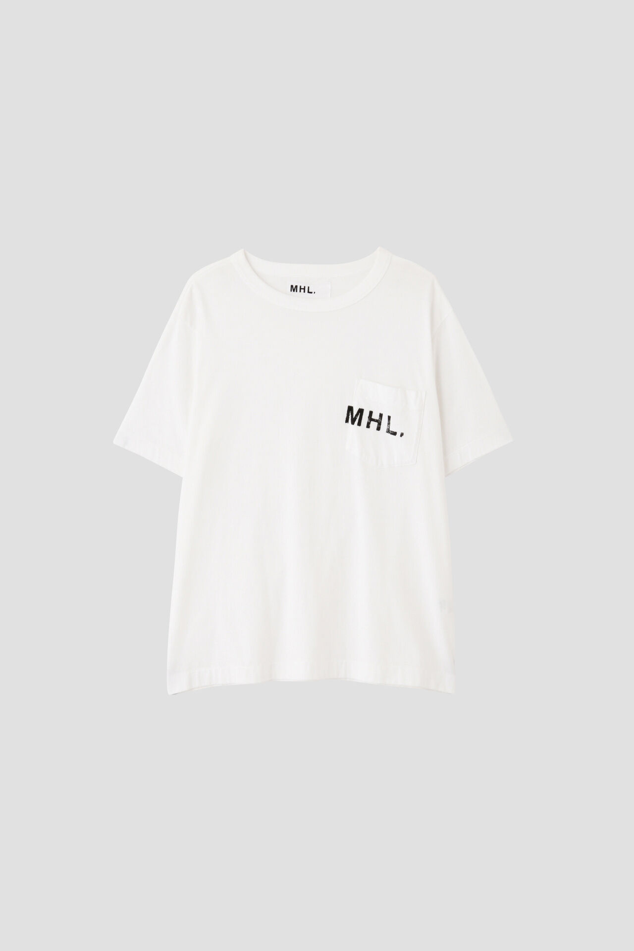 MHL.「PRINTED COTTON JERSEY (オンラインショップ限定)」|Tシャツ・カットソー|