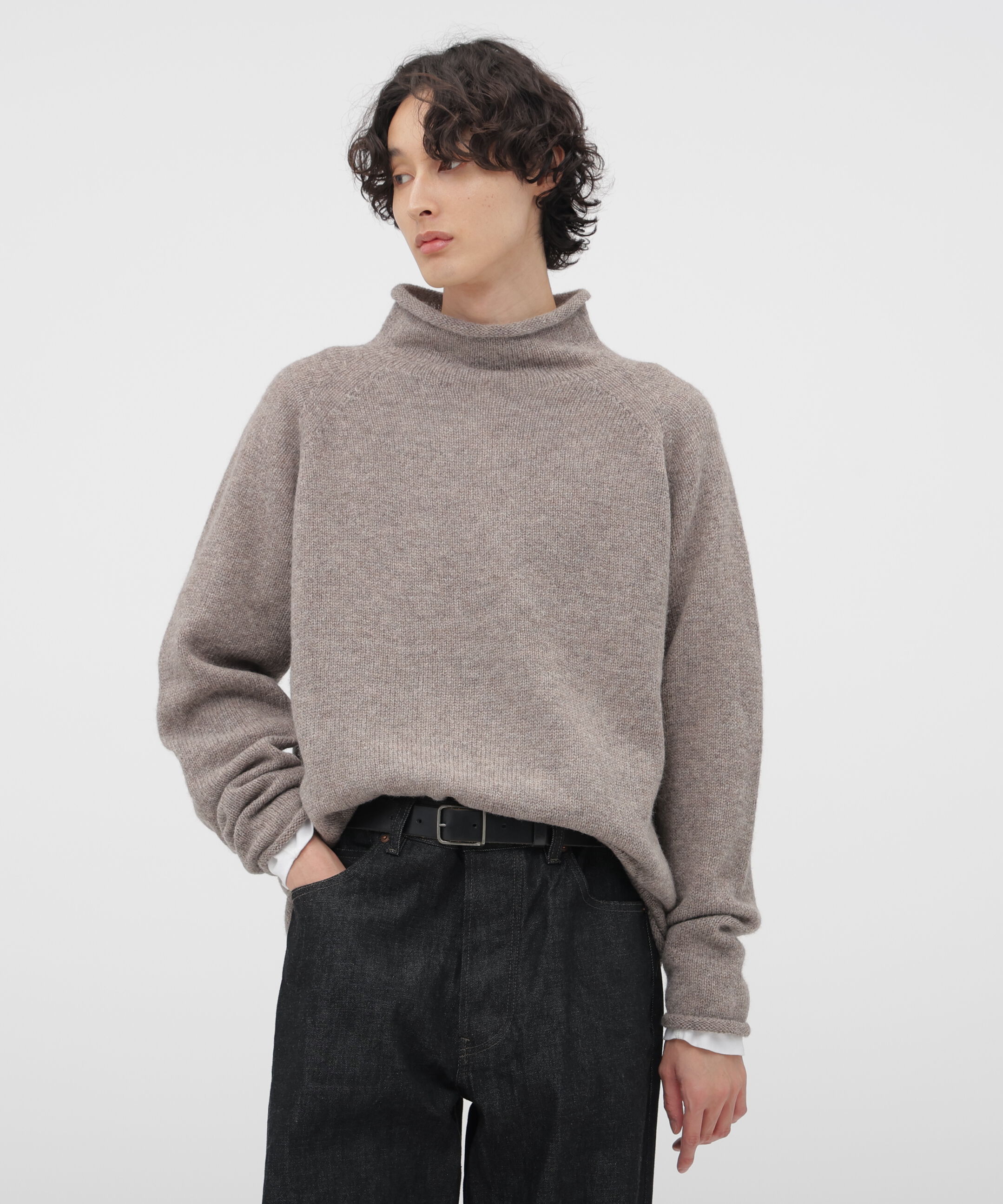 MHL.「DRY WOOL KNITWEAR」|ニット・セーター|TAUPE6