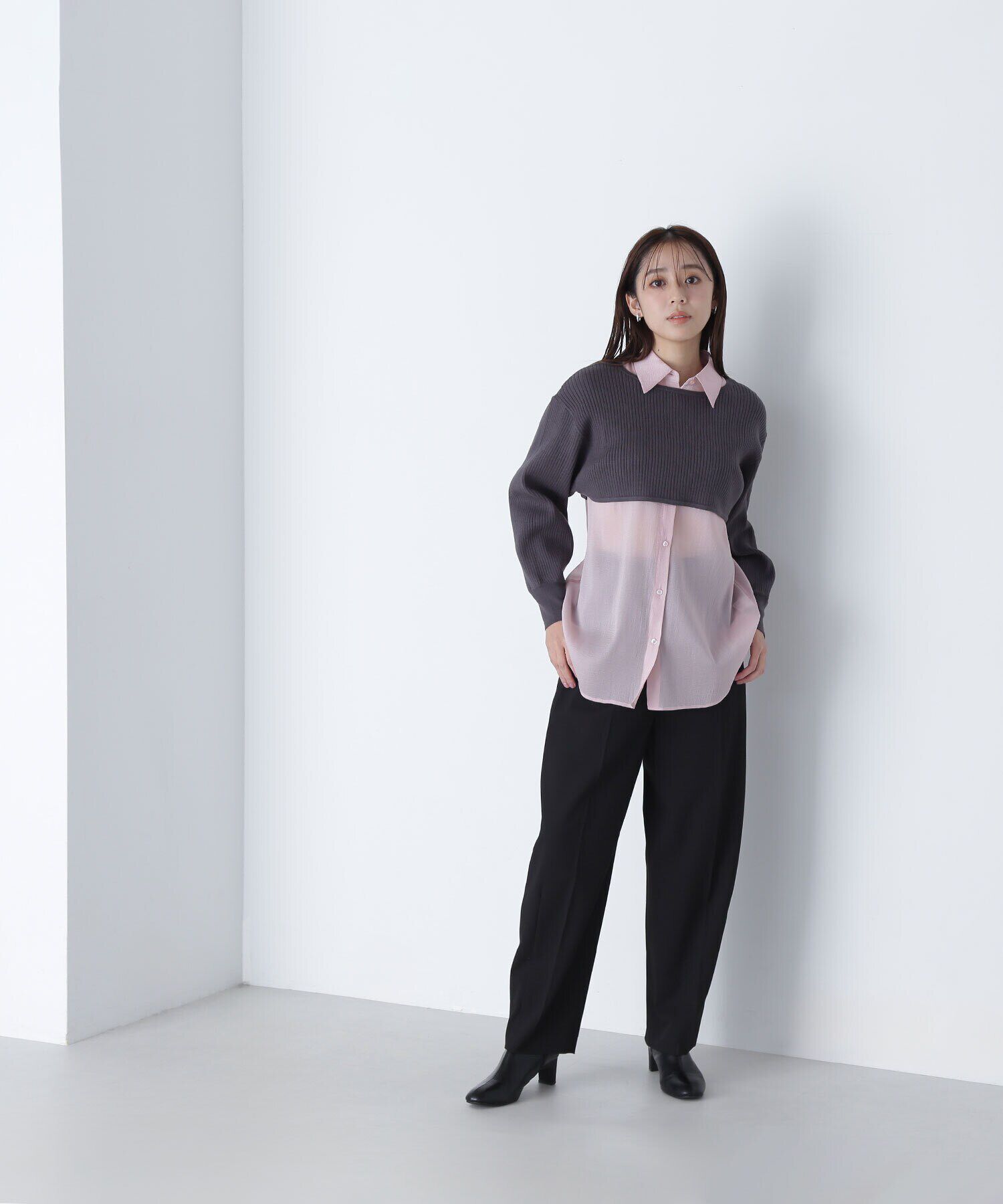  「スリムバレルラインパンツ」|その他|