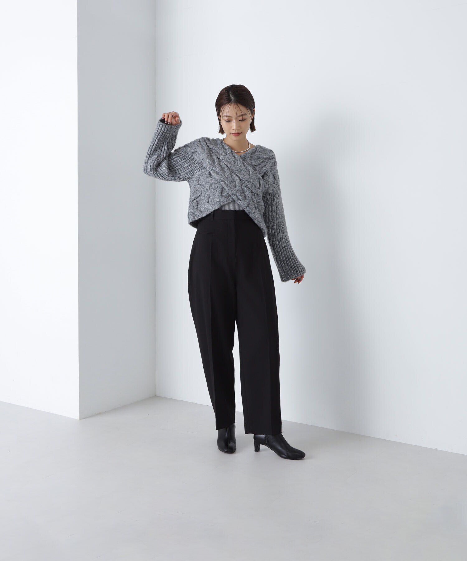  「スリムバレルラインパンツ」|その他|