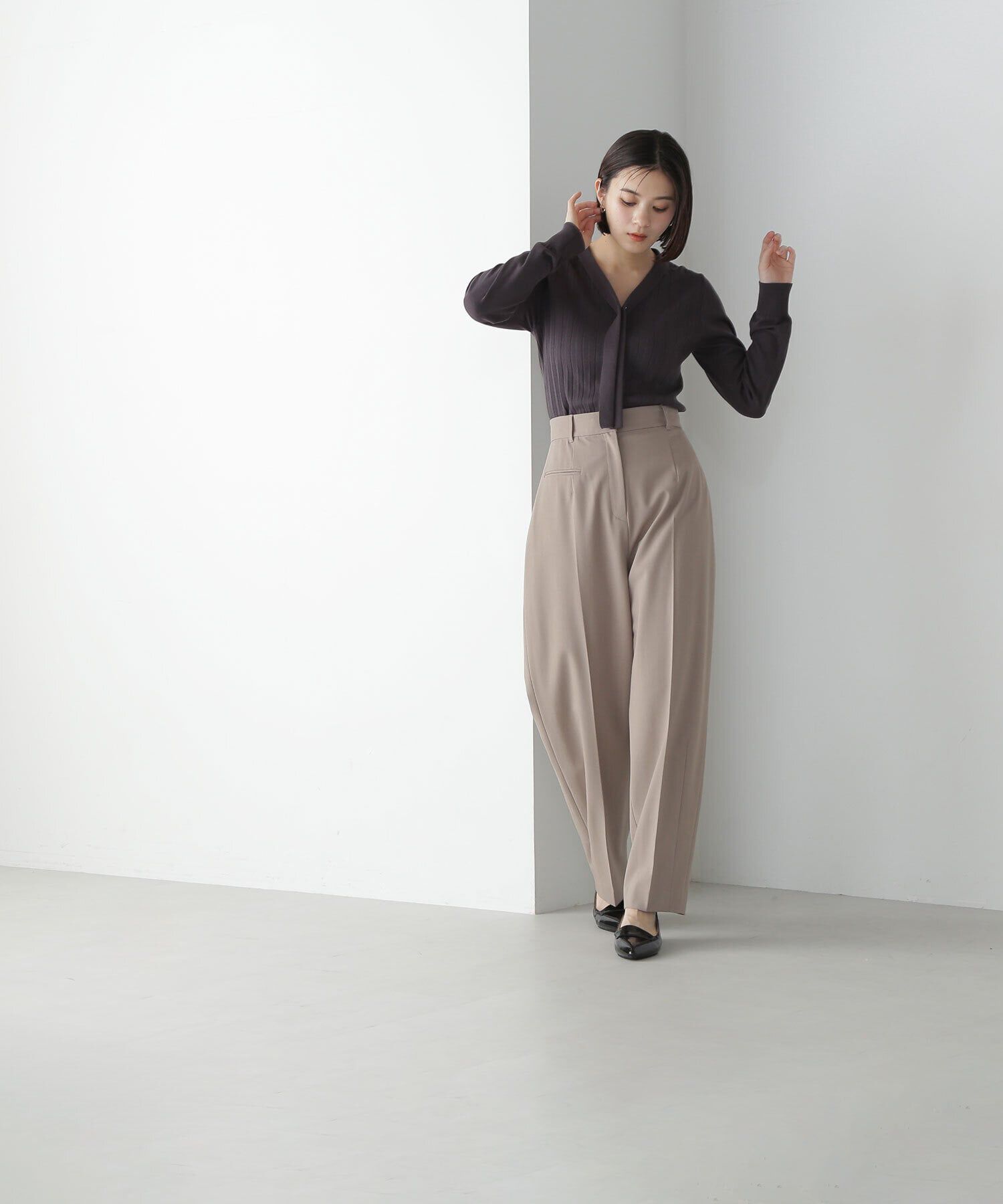  「スリムバレルラインパンツ」|その他|